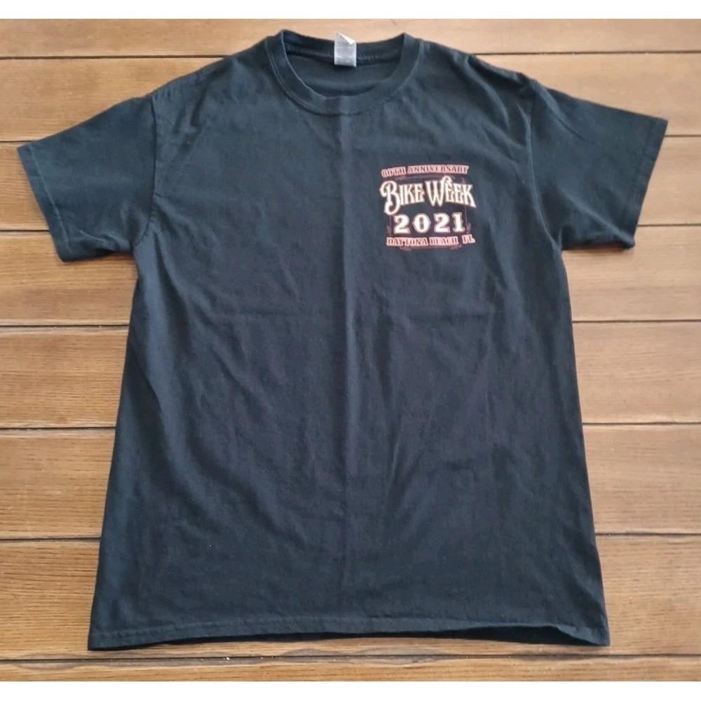 2021 80th Annual Daytona Beach Bike Week Medium Tee